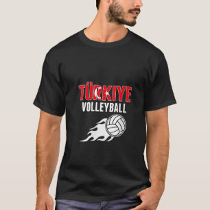 Womens Proud T rkiye Volleyball Fan Jersey Pride T T-Shirt