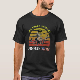 Womens Proud USAF Mimi Air Force Academy Cute Mili T-Shirt