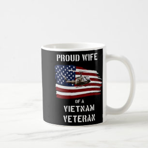 Womens Proud Wife Of A Vietnam Veteran T Shirt V-n Coffee Mug