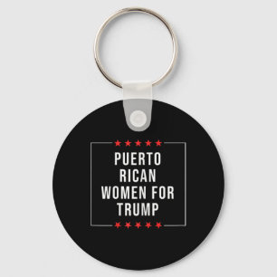 Womens Puerto Rican Women For Trump Key Ring
