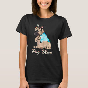 Womens Pug Mum Mother's Day Pug Mother's Day 1 T-Shirt
