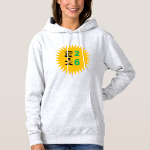 Women's Pullover Hoodie ash SUN AFRICA 26