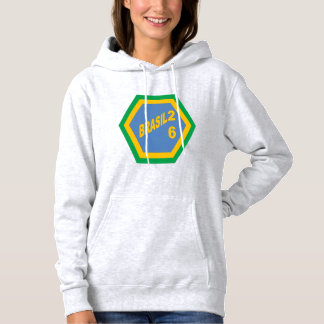 Women's Pullover Hoodie ash  SUN  BRASIL