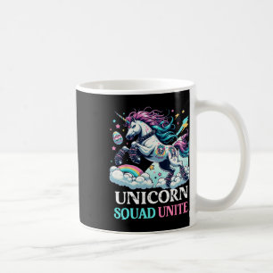 Womens Punk Rock Unicorn Squad Unite Funny Easter Coffee Mug