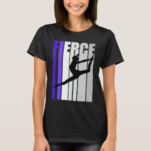 Womens Purple Fierce Dance Birthday Colourful Them T-Shirt