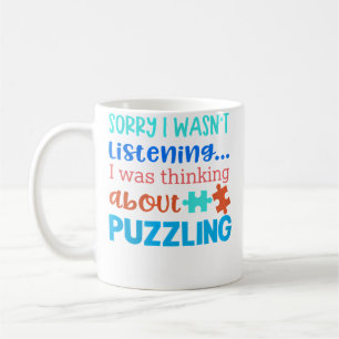 Womens Puzzling Hobby Funny Saying Jigsaw Puzzle Coffee Mug
