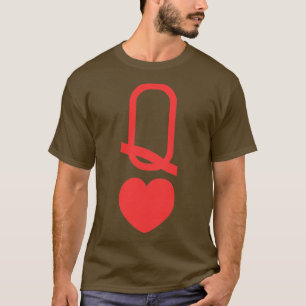Womens Queen Of Hearts -For Girls & Women46 T-Shirt