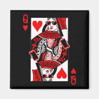Womens Queen Of Hearts - Vintage Valentine's Day C