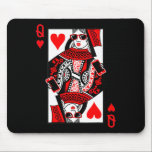 Womens Queen Of Hearts - Vintage Valentine's Day C Mouse Mat<br><div class="desc">Womens Queen Of Hearts - Vintage Valentine's Day Costume V-neck</div>
