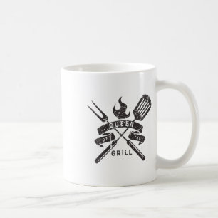 Womens Queen Of The Grill - Grilling Master Quote Coffee Mug