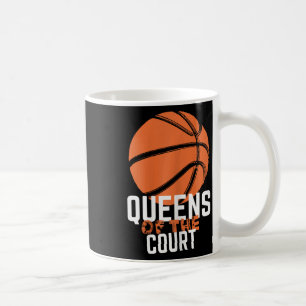 Womens Queens Of The Court - Women And Girls Sketl Coffee Mug
