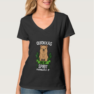 Womens Quokka Spirit Animal Australian Kangaroo Wi T-Shirt