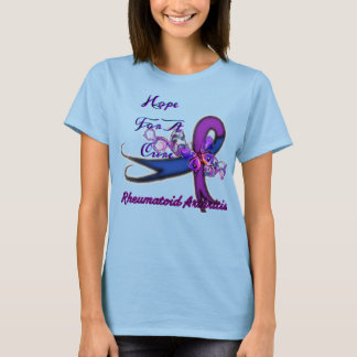 Women's RA Hope Fore A Cure Tie-Dye T-Shirt