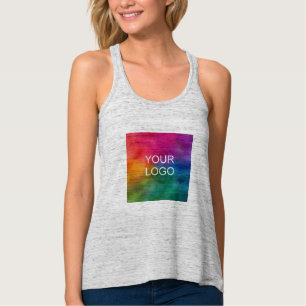 Women's Racerback Slim Fit Business Logo Custom Tank Top