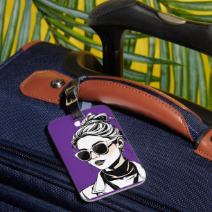 Womens Raiders - Running the world, girls style !  Luggage Tag
