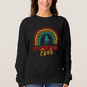 Womens Rainbow Rottweiler Aunt Rottweiler Owner Ro Sweatshirt