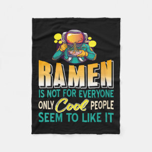 Womens Ramen Lovers Only Space Astronaut Funny Noo Fleece Blanket