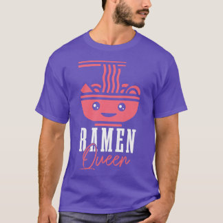 Womens Ramen Queen Noodle Japanese Otaku Anime Ram T-Shirt