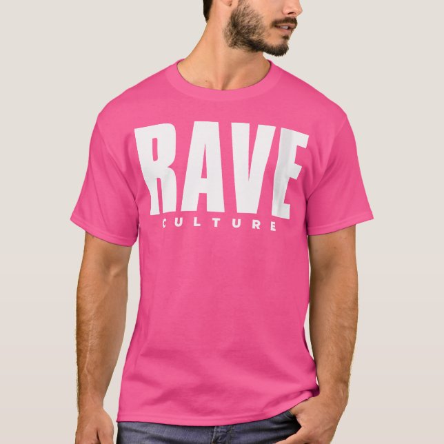 Womens Rave Culture - Edm Festival Raver Minimalis T-Shirt (Front)