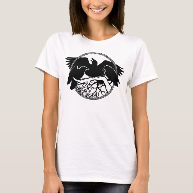 Women's Raven Tank Top Raven Crow Art Ladies Top (Front)