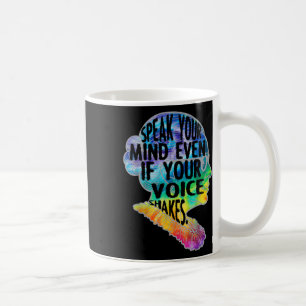 Womens Rbg Speak Your Mind Even If Your Voice Shak Coffee Mug