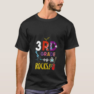 Womens Ready To Rock 3rd Grade  Third Teacher Kids T-Shirt