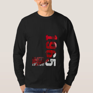Womens Red Aesthetic Year 1965 Birth Vintage Since T-Shirt