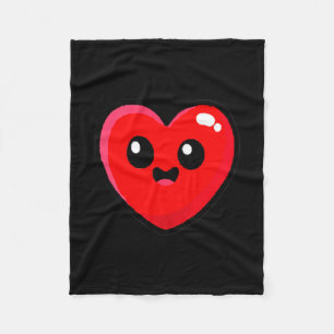 Women's Red Heart Funny Cute Design For Men Women  Fleece Blanket