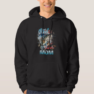 Womens Reel Cool Mum American Flag Funny Uncle Fis Hoodie