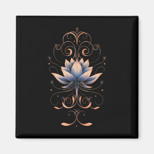 Womens Reiki Lotus Flower New Age Meditation Yoga  Magnet