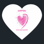 Womens Remembrance Memory Of Granddaughter Breast Heart Sticker<br><div class="desc">Womens Remembrance Memory Of Granddaughter Breast</div>