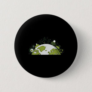 Womens Renewable Energy & Recycling - 6 Cm Round Badge