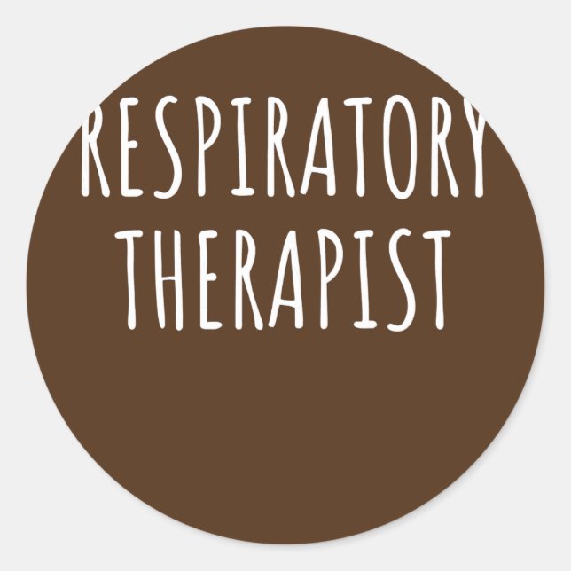 Womens Respiratory Therapist Lungs Therapy Nicu Classic Round Sticker (Front)