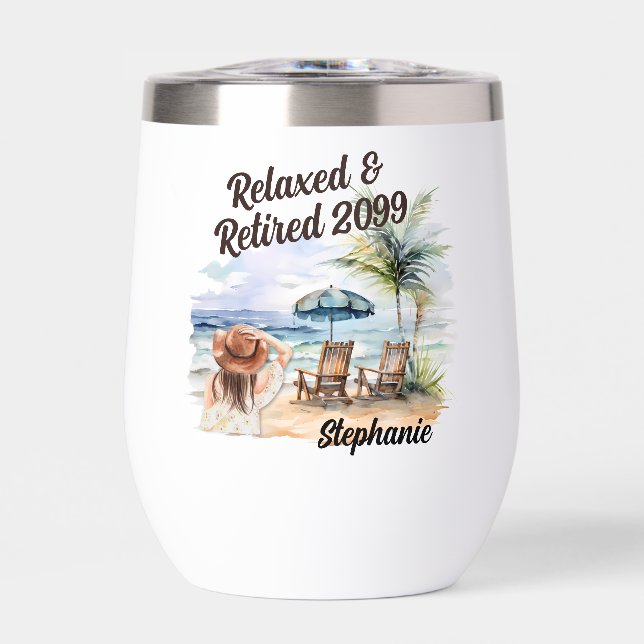 Women's Retirement Beach Chair  (Front)