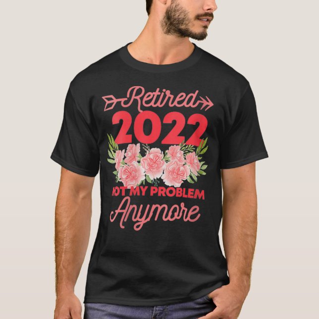 Womens Retirement  For Women 2022 Cute Pink Retire T-Shirt (Front)