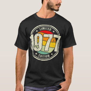 Womens Retro 45 Year Old Vintage 1977 Limited Edit T-Shirt