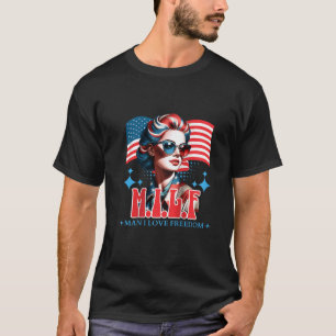 Womens Retro 4th of July Patriotic USA Flag Raglan T-Shirt
