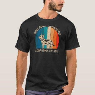 Womens Retro Australian Cattle Dog Design For Gran T-Shirt