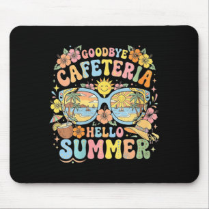 Women's retro goodbye cafeteria hello summer beach mouse mat