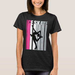 Womens Retro Ice Skating Retro Ice Skater Grandaug T-Shirt