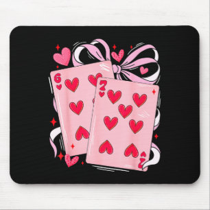 Womens Retro Six Seven 67 Meme Valentines Day Play Mouse Mat