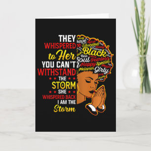 Womens Retro They Whispered To Her You Cannot With Card