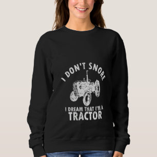 Womens Retro Tractor Funny For Farmer Rancher Chi Sweatshirt