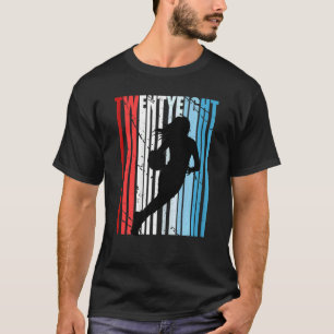 Womens Retro Womens 28th Basketball Birthday Playe T-Shirt