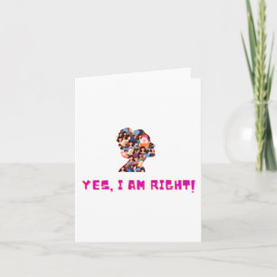 Womens Right!!! Sticker Card