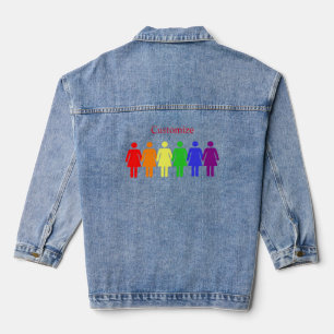 women's right's 2017 LGBTQIA Denim Jacket