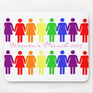 women's rights 2017 LGBTQIA Mouse Mat