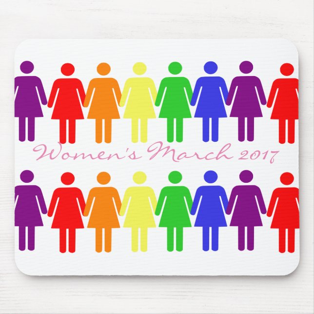 women's rights 2017 LGBTQIA Mouse Mat (Front)