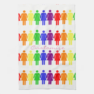 women's rights 2017 LGBTQIA Thunder_Cove Tea Towel