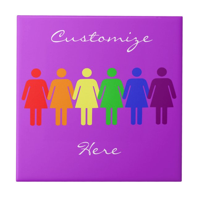 women's rights 2017 LGBTQIA Thunder_Cove Tile (Front)